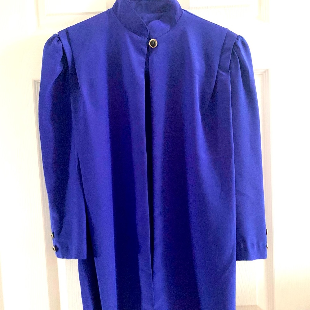 (5 for $15) Vintage Blue Long Sleeve Cape
